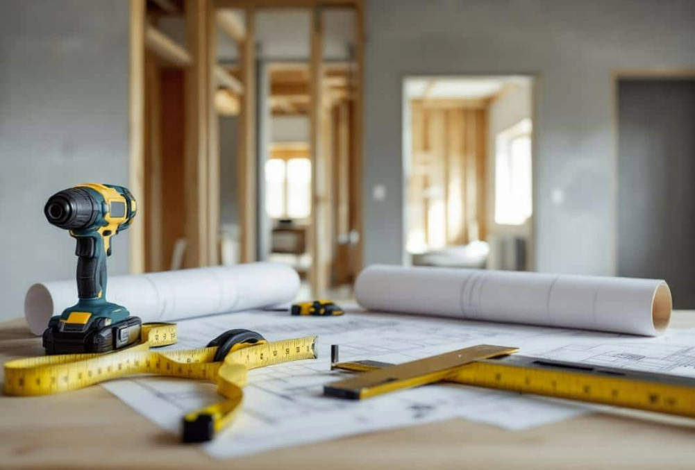 Construction site panorama